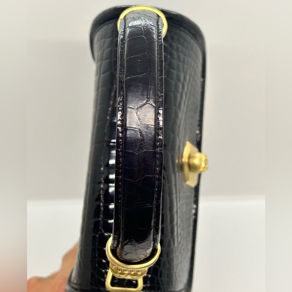 Barry Kieselstein Cord Vintage Black Alligator Small Trophy Bag - Picture 7 of 14